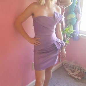 Purple bow dress